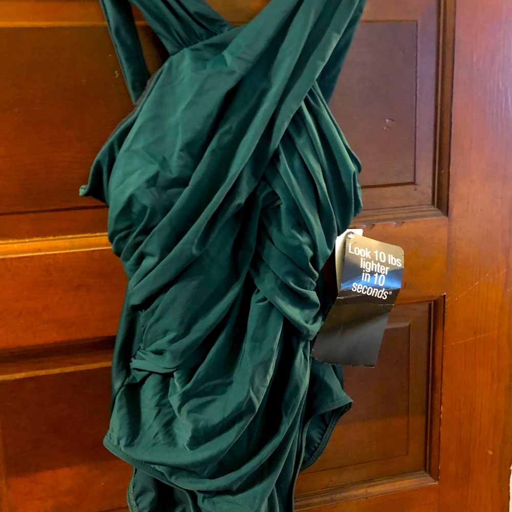 Forest green Miraclesuit by Lyrca